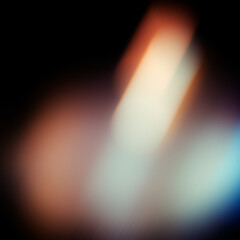 Abstract blurred background, dark soft orange and blue spots.