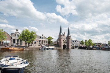Obraz premium Waterpoort in Sneek, Friesland province, The Netherlands 