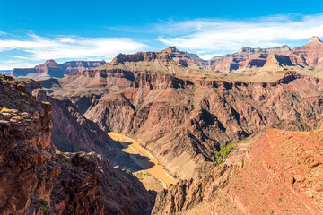 Fototapeta na wymiar Scenic view on the Grand Canyon from South Kaibab Trail, Arizona