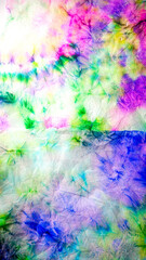 Shibori Tie Dye. Vintage Dirty Graffiti. Water