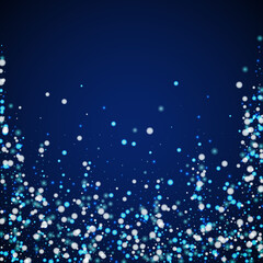 Beautiful falling snow Christmas background. Subtl