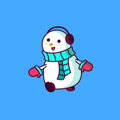 snowman snow winter new year christmas