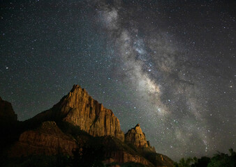 Fototapeta na wymiar Zion Milky Way