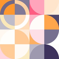 Modern mosaic geometric colorful artistic background wallpaper design pattern