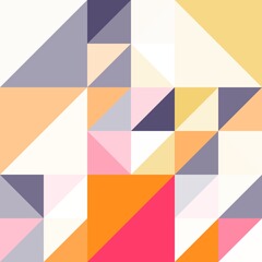 Modern mosaic geometric colorful artistic background wallpaper design pattern