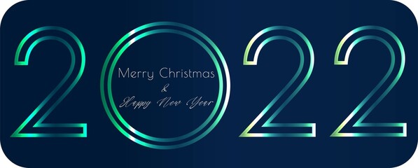 2022 neon christmas card,voucher,coupon design