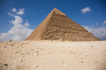 Fototapeta na wymiar One of the pyramids in Egypt