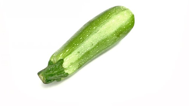 zucchini isolated on white background
