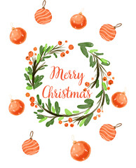 Holidays cards with Christmas Tree, lights, Christmas ornament, backgrounds, ornate floral frames and copy space. Universal modern artistic templates. 