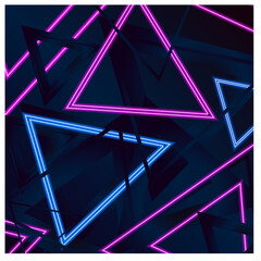 Modern futuristic neon background vector illustration.	