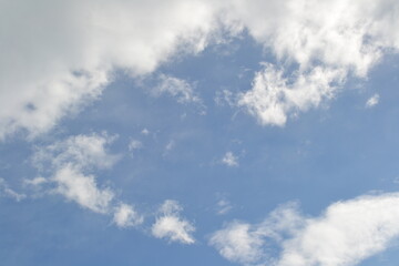 blue sky with clouds