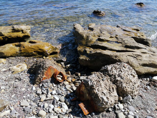 rocks on the beach