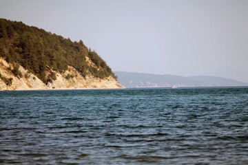 Fototapeta na wymiar black sea. day landscape