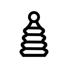 plunger outline icon