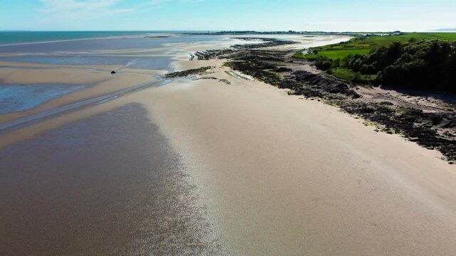 Powillimount beach coastline, Dumfries and Galloway, South West Scotland