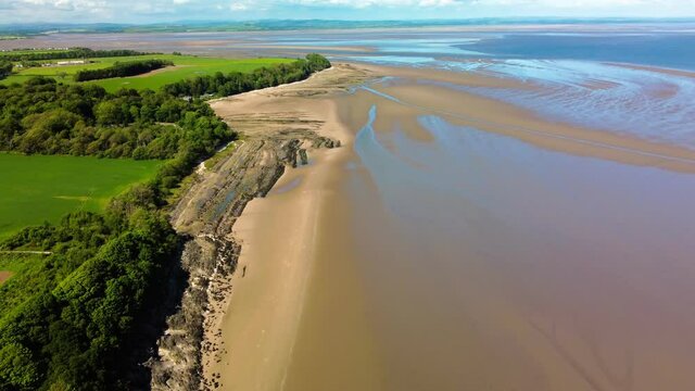 Powillimount beach coastline, Dumfries and Galloway, South West Scotland