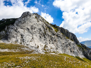 landscape with blue sky, Iorgovanului Stone, Romania