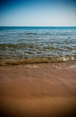 A summer morning at the beach, Spain