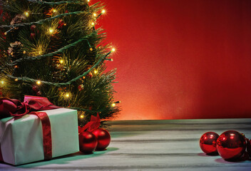 Christmas background for your wishes, or your Xmas best deals. A holidays template with copy space for text