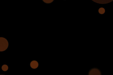 Abstract illustration of colorful blurred lights background, bokeh effect, on black background