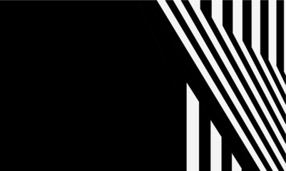 abstract futuristic architecture on black background 3d illustration