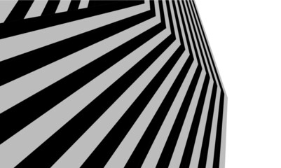 Fototapeta premium abstract futuristic architecture on black background 3d illustration