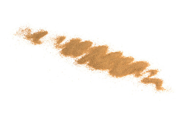 sand on white background