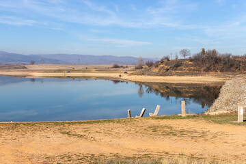 Amazing view of Drenov Dol reservoir, Bulgaria