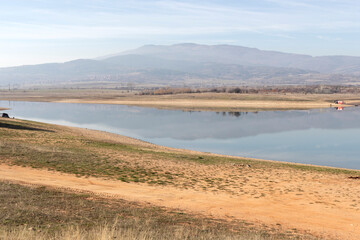 Amazing view of Drenov Dol reservoir, Bulgaria