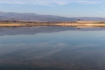 Amazing view of Drenov Dol reservoir, Bulgaria