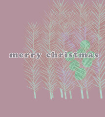 Christmas celebration message card for online publish