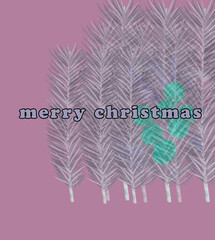 Christmas celebration message card for online publish