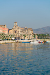 Morning walk in old part of Gaeta, ancient Italian city in province Latina