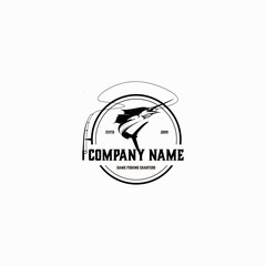 Marlin and tuna fishing Premium Vector
