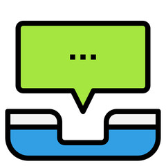 Fototapeta premium calling icon