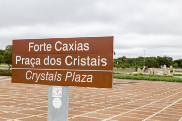 Brasília, DF, Brazil, November 15, 2021: Army Headquarters, crystal square in Brasília