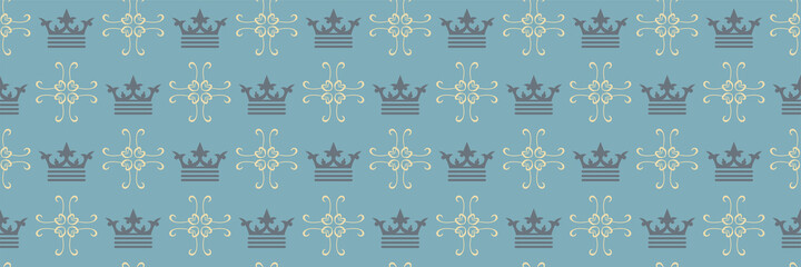 Royal background pattern in vintage style for your design. Seamless background for wallpaper, textures.