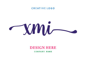 XMI lettering logo is simple, easy to understand and authoritative