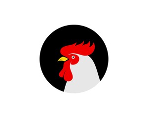 Circle shape with chicken hen inside