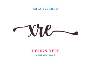 XRE  lettering logo is simple, easy to understand and authoritative