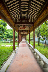 Chinese architectural garden porch