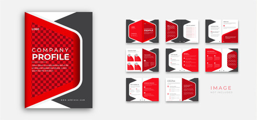 Company profile brochure template layout design, Modern brochure template design,  brochure template layout.