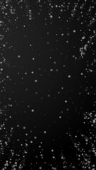 Beautiful snowfall Christmas background. Subtle fl