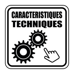 Logo caractéristiques techniques.