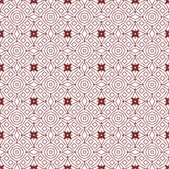 Abstract seamless pattern with various shapes. Geometric pattern for fabric. Textile background.