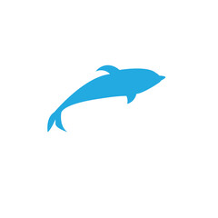 whale logo or clip art or minimalist illustration