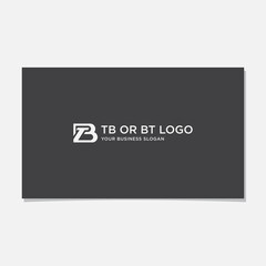 BT OR TB LOGO DESIGN VECTOR