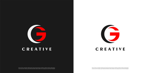 letter CG,, GC logo design, Minimalist CG, GC initial based vector icon.