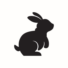 Rabbit logo design. Rabbit icon.