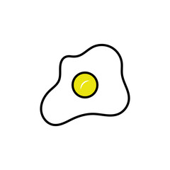 omelet icon design template vector isolated illustration